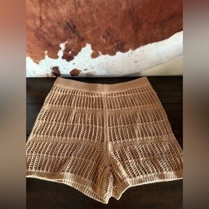 Aerie crochet shorts size small